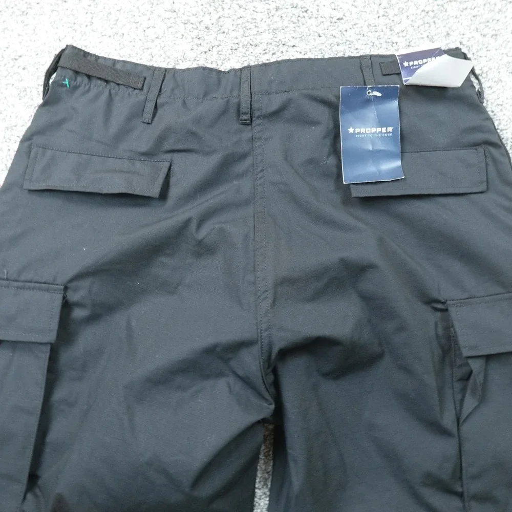 NEW Propper Pants Mens L Black BDU Cargo Tactical Military Ripstop Utility Army